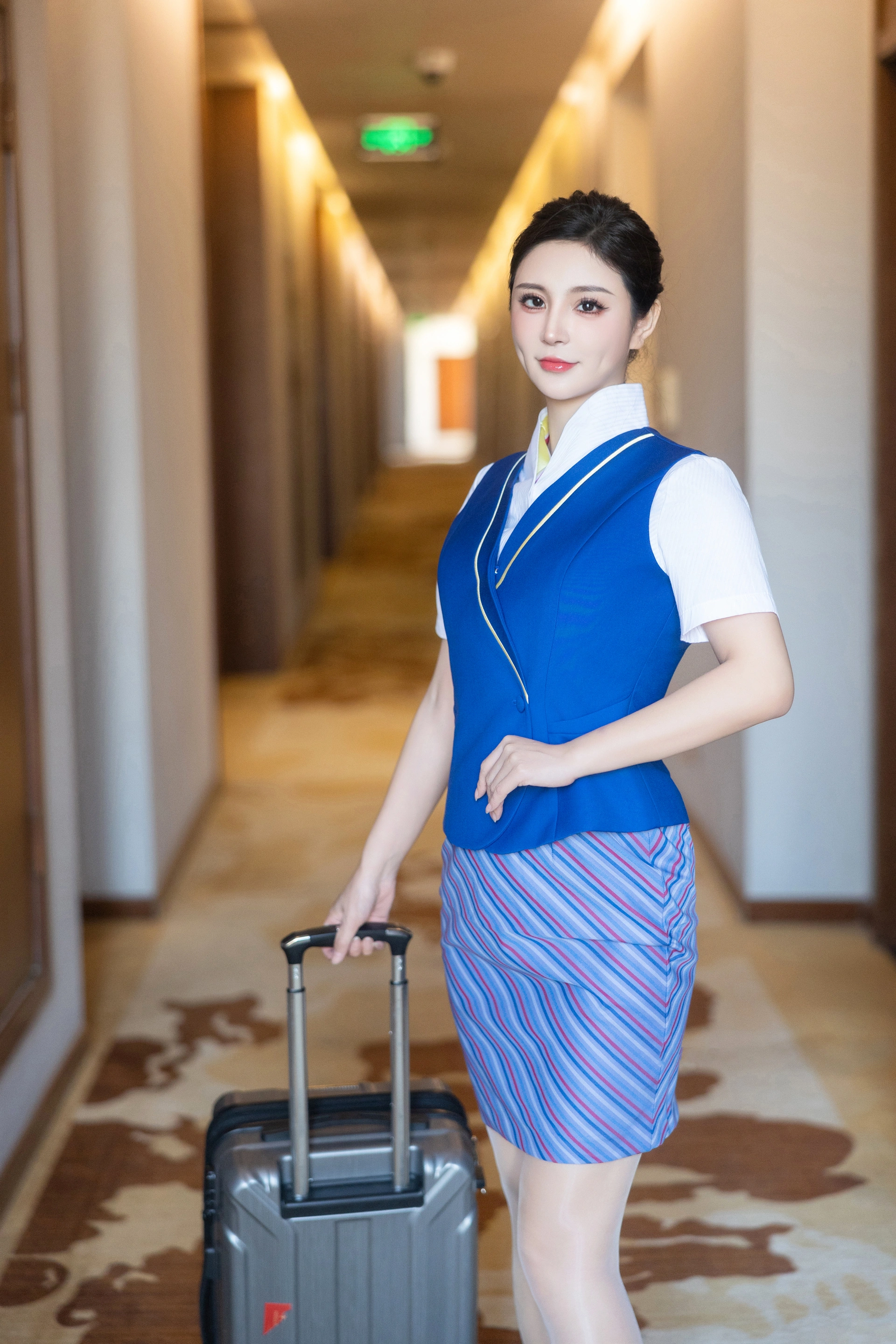 小蛮妖Yummy - NO.004 内购无水印 空姐制服 1