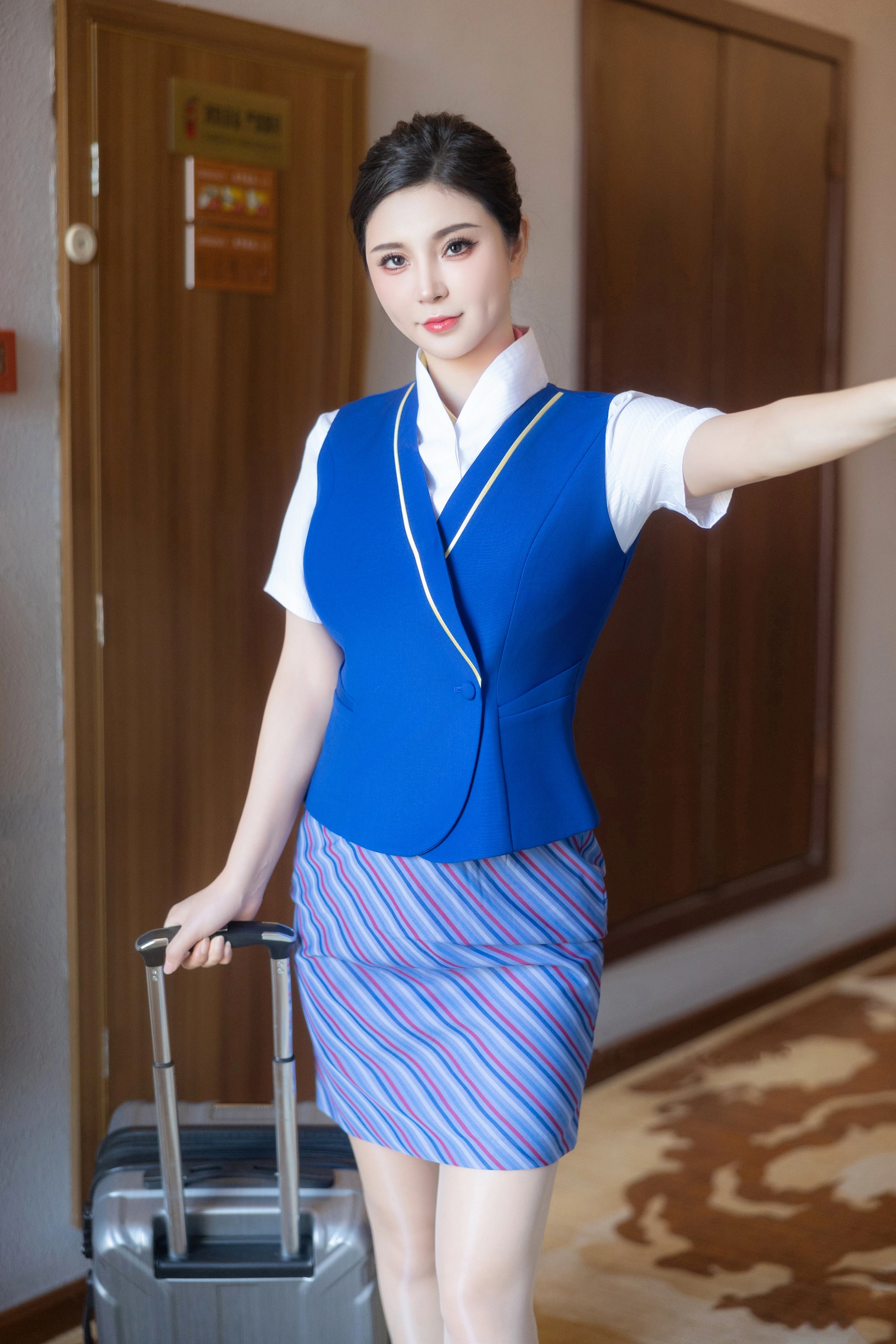 小蛮妖Yummy - NO.004 内购无水印 空姐制服 2